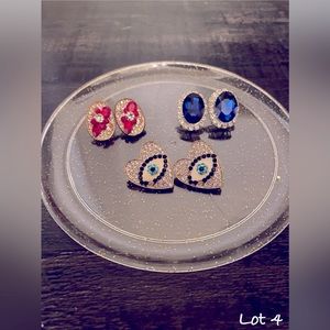 🔹3/$20 Assorted Stud Earrings, Set of 3